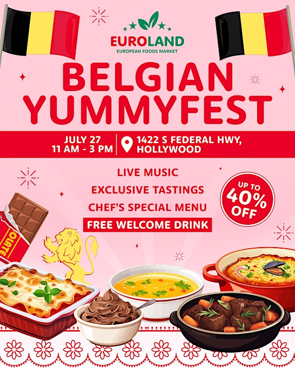 Euroland Belgium YummyFest in HOLLYWOOD